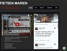 Tablet Screenshot of fietsen-marien.be